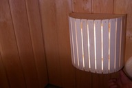 Kryt na saunovú lampu - osika
