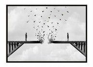 OBRAZOVÝ PLAGÁT V RÁME 53x73 cm Oni P1496