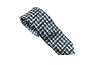 Pánska slim kravata ku košeli slim, vzor Houndstooth Pánska slim kravata ku košeli slim, vzor Houndstooth