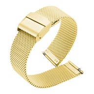 14 mm zlatý náramok na hodinky z ocele MESH