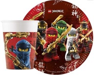 LEGO NINJAGO SADA hrnčekov a tanierikov NINJA GO 16 ks LEGO NINJAGO SADA hrnčekov a tanierikov NINJA GO 16 ks
