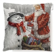 VIANOČNÉ VANKÚŠKY SANTA SNEHULIENKA DARČEKY VIANOČNÉ VANKÚŠKY SANTA SNEHULIENKA DARČEKY