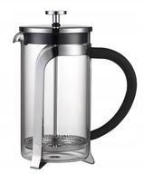 Sklenený piestový lúhovač 350ml 0,35L sitko káva čaj bylinky na esenciu Sklenený piestový lúhovač 350ml 0,35L sitko káva čaj bylinky na esenciu