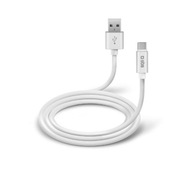 Kábel SBS USB - USB typ C 1 meter Biely Kábel SBS USB - USB typ C 1 meter Biely