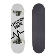 Skateboard MASTER Explosion Board White