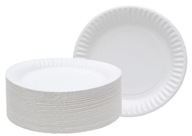 Biele papierové taniere *35cm pizza, 100 kusov