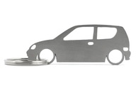 Nerezový krúžok na kľúče Fiat Seicento Nerezový krúžok na kľúče Fiat Seicento