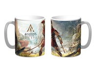Kartón s názvom darčekového hrnčeka Assassin's Creed Odyssey
