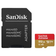 Sandisk microSD Extreme 512GB pamäťová karta GoPro 9 10 11 12 MAX DJI Action