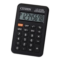 Vrecková kalkulačka Citizen LC210NR, čierna