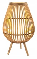 Štýlová stojaca stojaca bambusová lampa boho