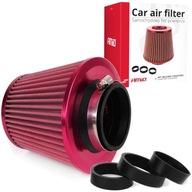 Kónický športový vzduchový filter 3 adaptéry