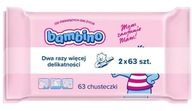 BAMBINO BABY WIPES DUOPACK 2X63KS BAMBINO BABY WIPES DUOPACK 2X63KS