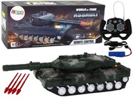 RC TANK DIAĽKOVO OVLÁDANÉ VOJENSKÉ VOZIDLO VOJENSKÁ ZELENÁ