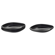 IKEA BACKIG Tanier čierny 18x18 cm 4 kusy IKEA BACKIG Tanier čierny 18x18 cm 4 kusy