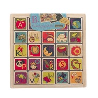 B. Toys magnetické písmenkové puzzle