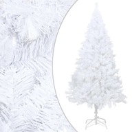 Umelý vianočný stromček s hrubými konármi, biely, 21