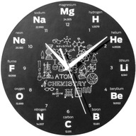 CHEMIKÁRSKE HODINY CHÉMIA prvky vtipný DARČEK CHEMIKÁRSKE HODINY CHÉMIA prvky vtipný DARČEK