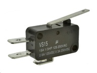 Mikrospínač VS15N02-1C L-27,5mm 15A 250VAC N