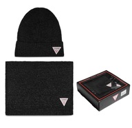 GUESS SÚPRAVA PÁNSKEHO ČIAPKU A ŠATKY|M1BZ09Z2W80JBLK
