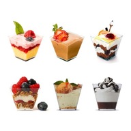 NÁDOBKA NA ŠÁLKY 120ML sada 50 KS MONOPORCIÍ, Mini finger food dezerty NÁDOBKA NA ŠÁLKY 120ML sada 50 KS MONOPORCIÍ, Mini finger food dezerty