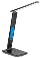 Stolná LCD lampa TRACER NOIR, LED hodiny Stolná LCD lampa TRACER NOIR, LED hodiny