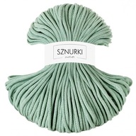 Šnúry OUTLET 5mm bavlnené pre makramé Aloe Šnúry OUTLET 5mm bavlnené pre makramé Aloe
