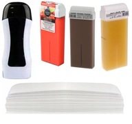 Depilačný SET BLACK ohrievač vosku 3x vosk + pásiky 100 ks Depilačný SET BLACK ohrievač vosku 3x vosk + pásiky 100 ks