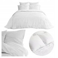 BAVLNENÉ HOTELOVÉ POSTEĽNE 200x220 cm, BIELA ​​BAVLNA 140 gr POHODLNÉ