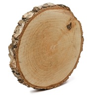Drevený plátok s priemerom 15-20 cm, hrúbka 2 cm - 1 ks