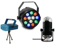 Light Set LED disco osvetlenie 3v1