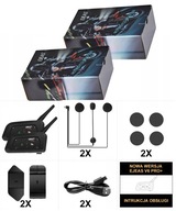 2X INTERCOM INTERCOM MOTORCYCLE INTERCOM EJEAS V6 PRO+ NOVÁ VERZIA 2024 IP67 1200M 2X INTERCOM INTERCOM MOTORCYCLE INTERCOM EJEAS V6 PRO+ NOVÁ VERZIA 2024 IP67 1200M