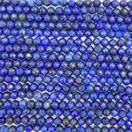 Lapis Lazuli fazetovaný AAA 4 mm 100% prírodný Lapis Lazuli fazetovaný AAA 4 mm 100% prírodný