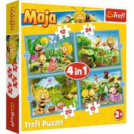PUZZLE 4V1 VČELA MAYA 71 KUSOV. 3+ KOCKY PUZZLE 4V1 VČELA MAYA 71 KUSOV. 3+ KOCKY