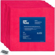 MR RAG 30x30cm červené mikrovlákno červené 12-bal MR RAG 30x30cm červené mikrovlákno červené 12-bal