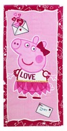 PEPPA PIG VEĽKÝ DETSKÝ UTERÁK 70X140CM PEPPA PIG VEĽKÝ DETSKÝ UTERÁK 70X140CM