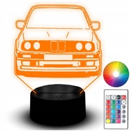 BMW E30 3D LED NOČNÁ LAMPA, OSVETLENIE BMW E30 3D LED NOČNÁ LAMPA, OSVETLENIE