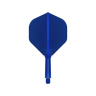 Target K-Flex Feathers + Shafts Dart Blue Short System Target K-Flex Feathers + Shafts Dart Blue Short System