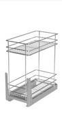 NÁKLADNÝ KOŠÍK 40 mini 2 úrovne, strieborný NÁKLADNÝ KOŠÍK 40 mini 2 úrovne, strieborný