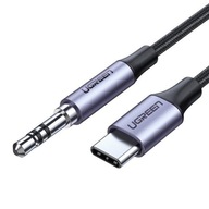 Kábel mini jack 3,5 mm AUX na USB-C UGREEN, 1 m Kábel mini jack 3,5 mm AUX na USB-C UGREEN, 1 m