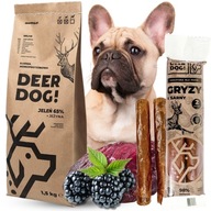 Suché krmivo pre psov DEER + BLACKBERRY PREMIUM 1,5 kg s precitlivenosťou S/M Suché krmivo pre psov DEER + BLACKBERRY PREMIUM 1,5 kg s precitlivenosťou S/M