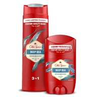 Old Spice Deep Sea set gél 3v1 400ml + tyčinkový dezodorant 50ml 48h Old Spice Deep Sea set gél 3v1 400ml + tyčinkový dezodorant 50ml 48h