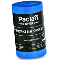PACLAN Vrece na odpadky s viazaním, 60l, 100 ks PACLAN Vrece na odpadky s viazaním, 60l, 100 ks