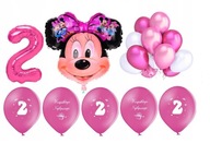 Sada balónikov Minnie Mouse 2 k druhým narodeninám Sada balónikov Minnie Mouse 2 k druhým narodeninám