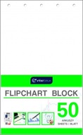 Hladká papierová podložka na flipchart 100x64cm 50 listov