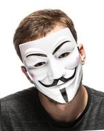 V pre masku Vendetta – Anonym, Guy Fawkes – BIELY