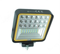 Halogénová LED pracovná lampa 126W 42 LED vyhľadávací svetlomet 2 funkcie osvetlenia 12-24
