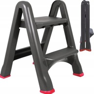 Dvojstupňová skladacia stolička do 150 kg