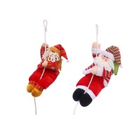 2ks Santa Claus šplhacie lano Vianočná hračka Santa 2ks Santa Claus šplhacie lano Vianočná hračka Santa