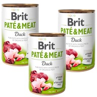 BRIT PATE MÄSO KAČIČKA KRMIVO PRE PSA S KAČKOU 6x800g BRIT PATE MÄSO KAČIČKA KRMIVO PRE PSA S KAČKOU 6x800g